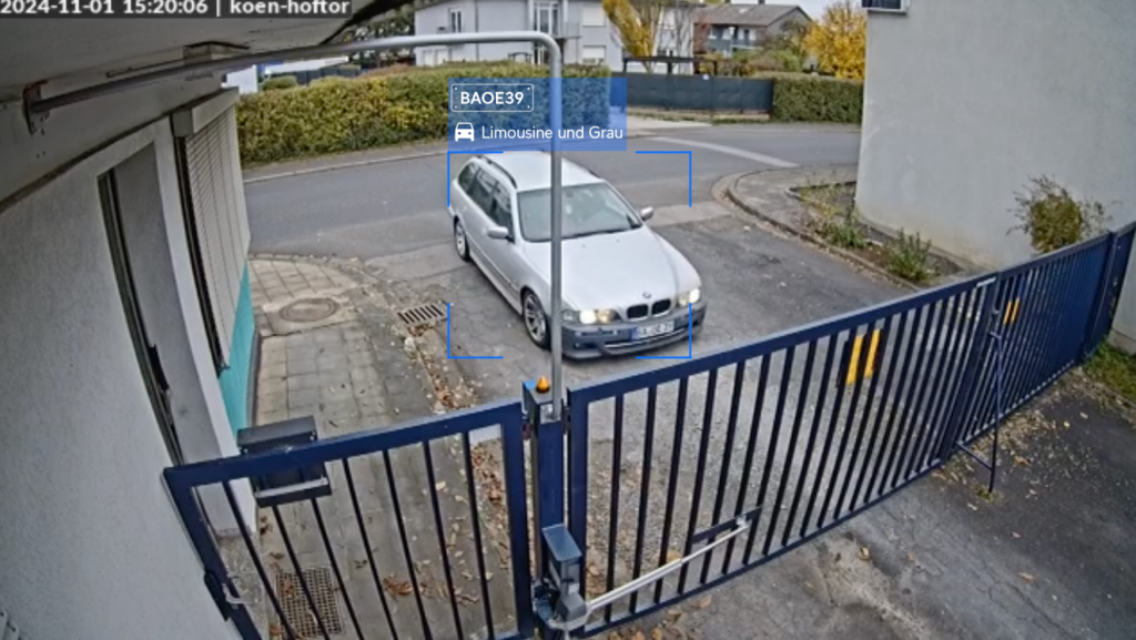 Kamerarendszer és rendszámfelismerés